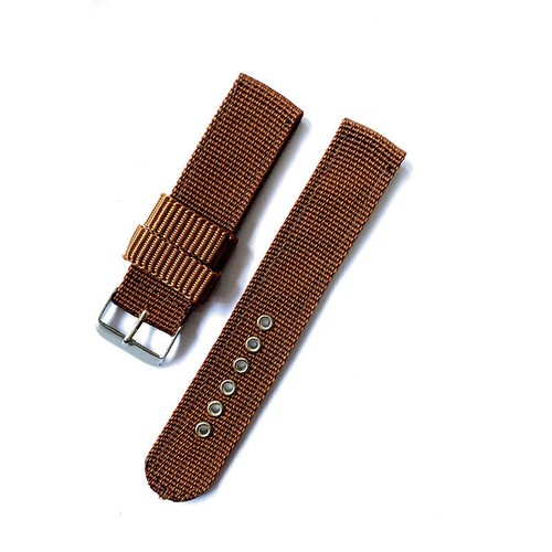 18/20/22mm Woven Nylon Canvas Sport Wrist Watch Band Strap with Metal Buckle CA - Zdjęcie 20 z 20