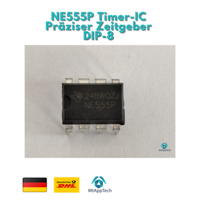 5-10x -NE555P Timer-IC |  DIP-8 | Präziser Zeitgeber