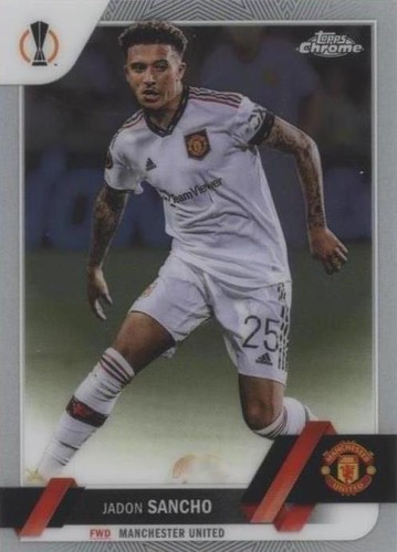 Jadon Sancho NEON GREEN XFRACTOR /399 Refractor 2022-23 Topps