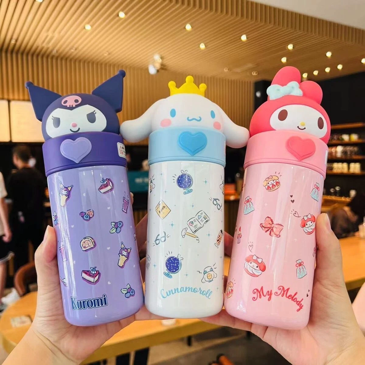 Hello Kitty Insulated Water Bottle With Straw Cute - Temu