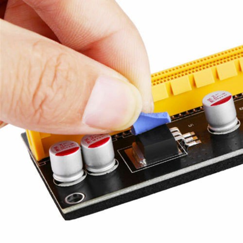 Blue 100mmx100mmx1mm GPU CPU Heatsink Cooling Thermal Conductive Silicone^R1 - Afbeelding 11 van 11