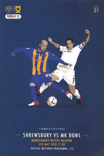 * 2017/18 - SHREWSBURY TOWN HOME PROGRAMMES - CHOOSE FROM LIST * - Picture 17 of 36