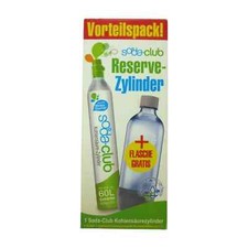 Vorteilspack SodaStream SodaClub Reserve-Zylinder & 1L PET Flasche