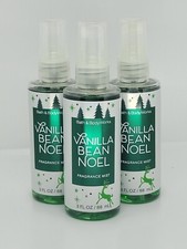 Bath Body Works Vanilla Bean Noel Travel Mist x3 - 3oz each