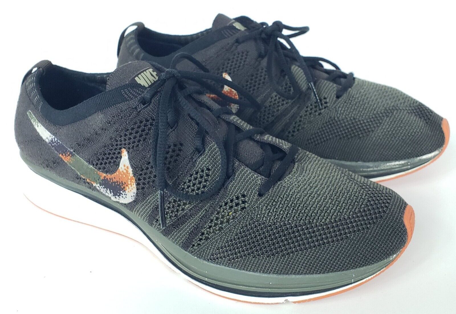 Nike Flyknit Trainer Dark Green Mens Size 9 Athletic Shoes Sneaker AH8396-202