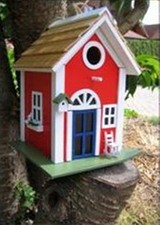 Vogelhaus Vogel Nisthaus Nistkasten Nisthöhle Nistvilla in versch. Farben