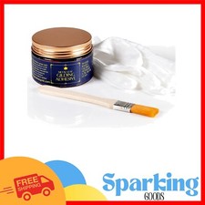 Gold Leaf Gilding Adhesive 120ml - Includes Brush  Cotton Gloves for Artistry