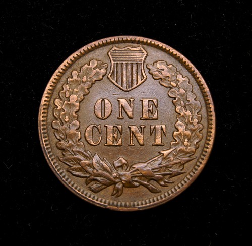 1889 Indian Head Cent AU - Picture 2 of 2