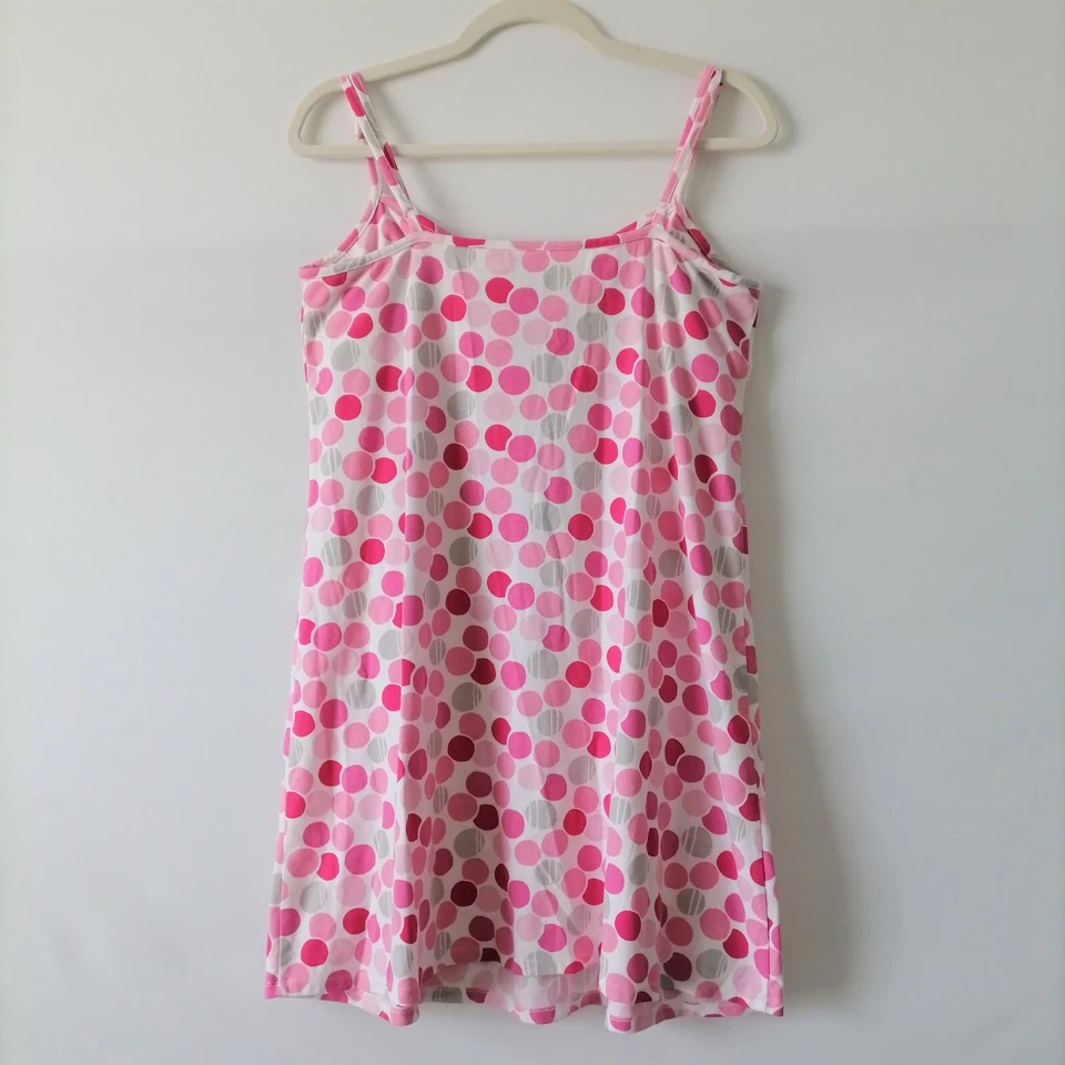 Vestido Alfani Mujer Rosa Lunares Correa Ajustable Íntima Cami Sin Mangas Talla XL Foto 4 de 4