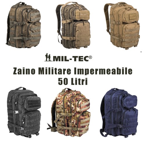 Zaino Militare 3 Days 50 lt. MILTEC Modulare Softair Escursioni Incursore  Molle | eBay