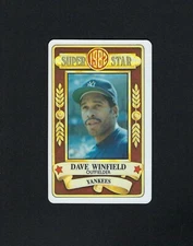1982 Permagraphics DAVE WINFIELD credit card YANKEES Perma Graphics