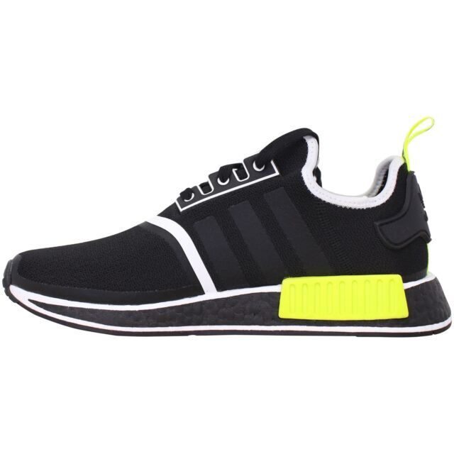 adidas NMD R1 Black Solar Yellow 2021 