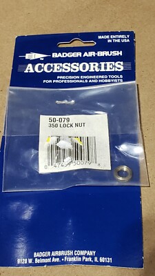Badger - No. 50-079 - 350 Lock Nut - NOS - Airbrush Part