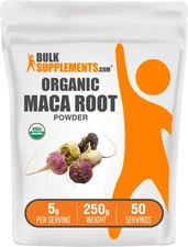 BulkSupplements Organic Maca Powder - 5g per Serving