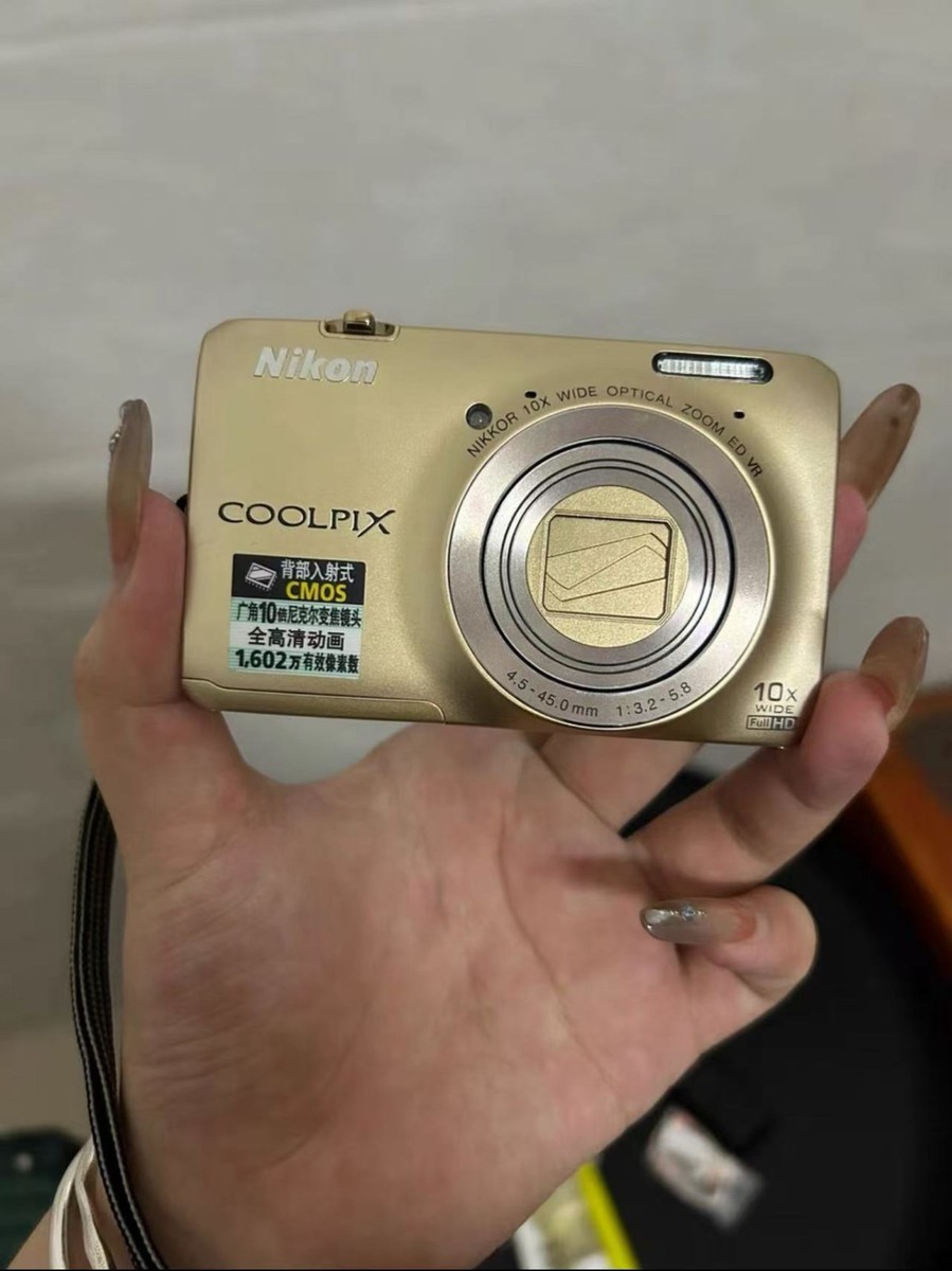 Nikon COOLPIX S6300 16MP Digital Camera 10x Zoom NIKKOR Glass Lens
