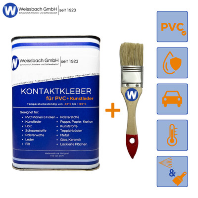Planenkleber LKW EXTRA STARK für Weich PVC Planen Folien Kontaktkleber 1000ml