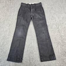 Gap Kids Boys Slim Fit Chino Pants Black Size 6 School Uniform Trousers