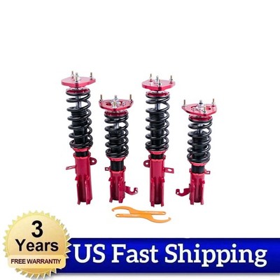 24 Click Adj. Damper Coilovers Lowering Kit for Toyota Corolla 88-99 E90 AE111