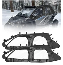 StarknightMT Soft Upper Door, Soft Cab Enclosure Windproof Soft Upper Windows Co