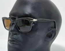 1960's Vintage Persol Ratti Brevett Sunglasses Meflecto Slim Rare Gray Italy Men