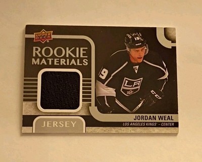 2015-16 Upper Deck Rookie Materials Jersey SP Jordan Weal RC Los Angeles Kings