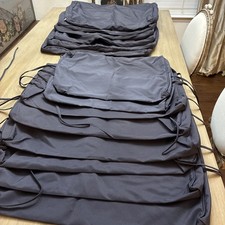 14 Pieces Sofa Cushion Covers For 7 Piece Rattant Sofa Cushions Grey COVERS ONLY
