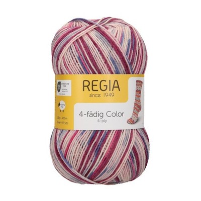 100g Regia Soft Spots Color - Sockenwolle 4-fädig Garn Stricken (85,00 /kg)