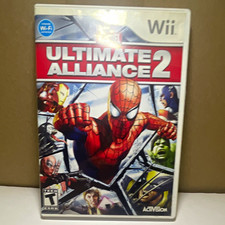 Marvel: Ultimate Alliance 2 Nintendo Wii (2009) T NTSC-U/C Complete Multiplayer