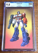TRANSFORMERS #20 CGC 9.8 BERMUDEZ OPTIMUS PRIME VIRGIN VARIANTE G.I. JOE LTD 500