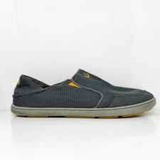 Olukai Mens Nohea Mesh 10188 4242 Gray Casual Shoes Sneakers Size 10.5