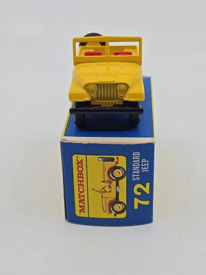 Matchbox Lesney No. 72 Standard Jeep w/ E 3 Style Original  Box Pristine!  - Image 4 of 4