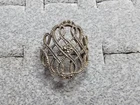 GRANDMA GRABE'S BEAUTIFUL VINTAGE 925 STERLING SILVER MARCASITE 3.68G RING SIZ 8