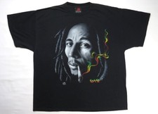 Marley Bob Vintage T Shirt 2000s Zion Rootswear Tag 1X Kaya Man Reggae Rasta