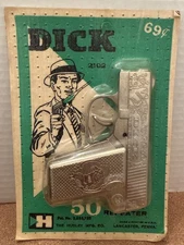 Rare 1950s Hubley Dick Tracy Cap Gun MOC 50 Shot Repeater New #2102 MIP