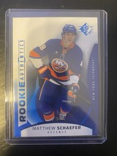 2025-26 Upper Deck SP Hockey Rookie Authentics Blue Matthew Schaefer #111 RC