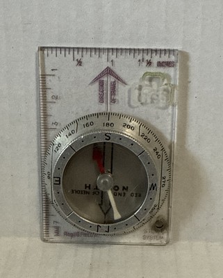 Vtg. OFFICIAL GIRL SCOUT COMPASS  (c. 1960s) Silva System, Sweden
