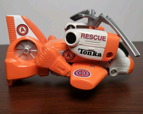Tonka Charlie Chopper 1-2-3 Transformers 6" Helicopter Rescue Action Figure 2001 - Picture 6 of 9
