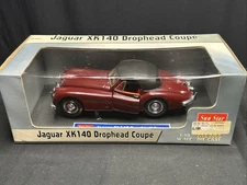Sun Star 1:18 Scale Jaguar XK140 DROPHEAD COUPE Diecast Red #2801
