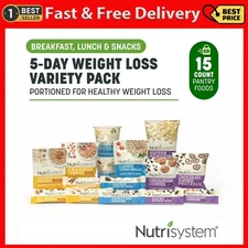 Nutrisystem 5-Day Weight Loss Variety Pack, Breakfasts, Lunches, and Snacks