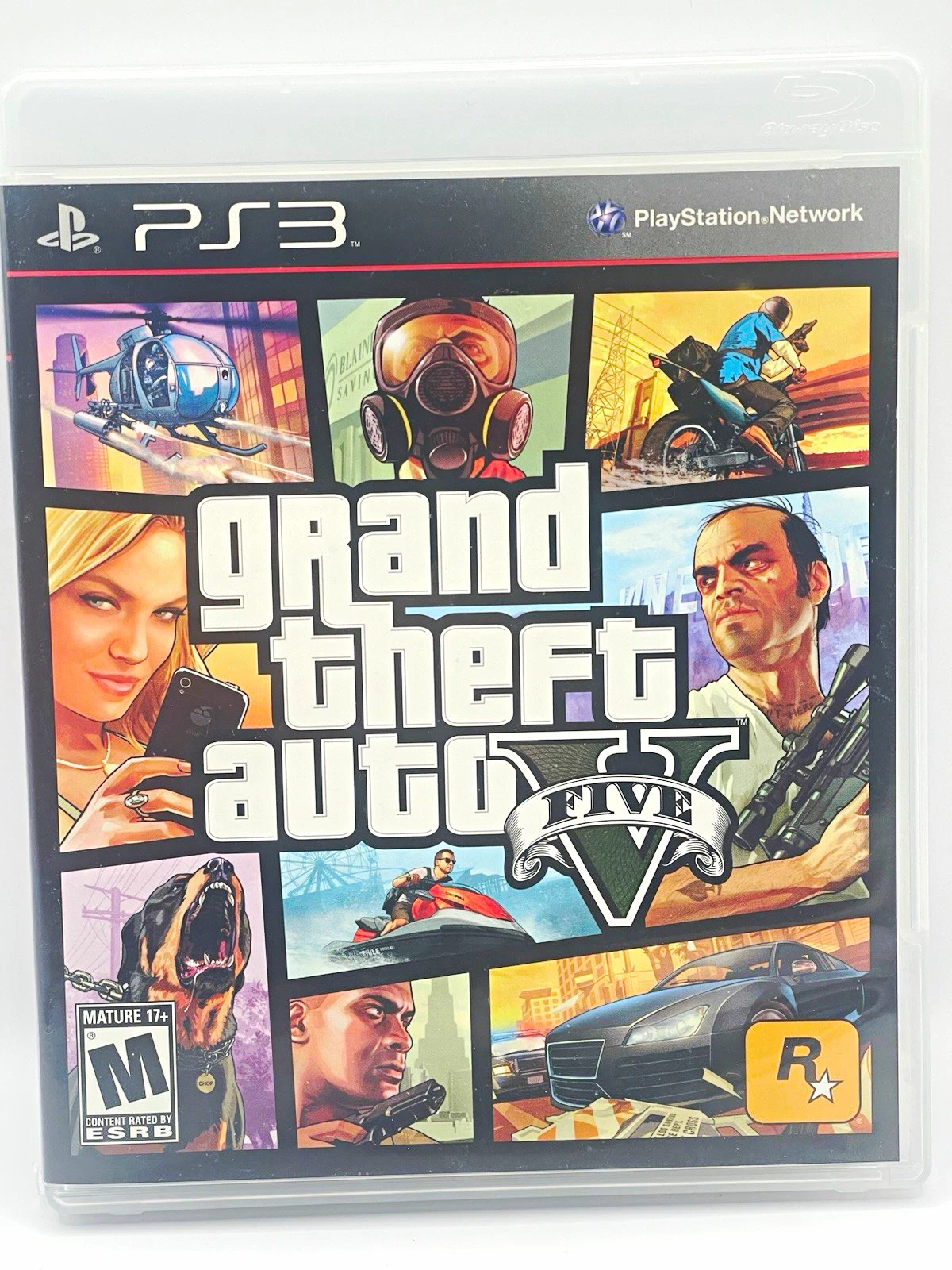 Rockstar Games Grand Theft Auto V PS3 2013 M Multiplayer Manual Online