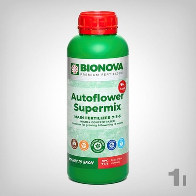 Bio Nova Autoflower Mix 1L 1-Komponenten Dünger NPK 7-3-5 Wurzeln & Blüten
