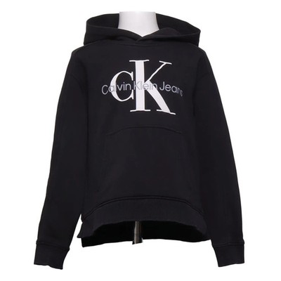 Calvin Klein Jeans, Kapuzenpullover, Größe: 140, Grau, Print #X2I