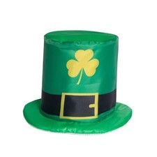 St. Patrick's Green Shamrock Top Hat For Men Women Irish Day Party Favors