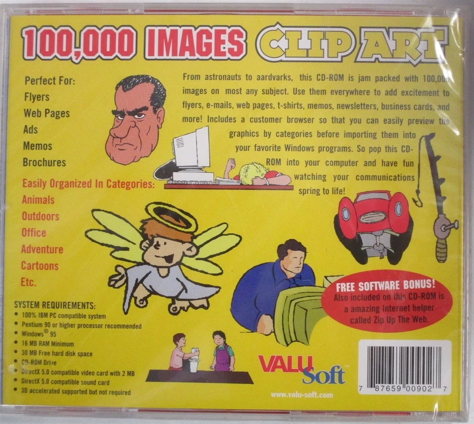 Software PC 100,000 Clip Art Images Retro images NEW SEALED Jewel - Image 2 of 2