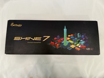 Ducky Shine 7 Gunmetal RGB Double Shot PBT Mechanical Keyboard ( NO KEYS)