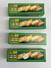 LOT OF 4 Brio 33333 Vintage Wooden Railway Small Connector Track