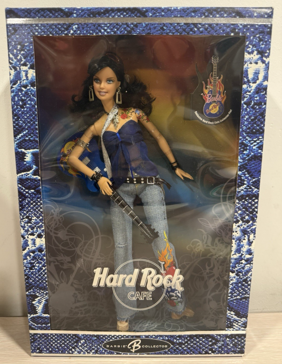 MATTEL BARBIE COLLECTOR Hard Rock Cafe W/Exclusive Pin NEW SEALED