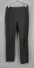 Quince Ultra-Stretch Ponte Straight Leg Pants Medium 30x28 Charcoal Gray