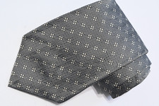 POLO RALPH LAUREN GRAY SILK MEN'S Neck Tie W:4" BY L:57"