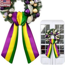 Decorative Wreath Sash DIY Home Seasonal Decor Multicolor Holiday Accessory New